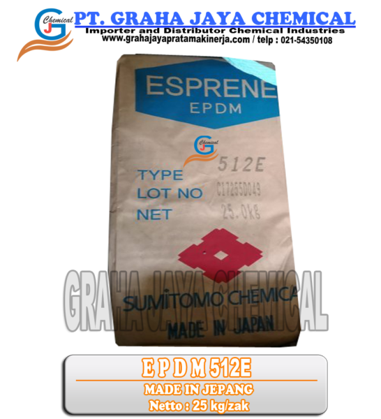 EPDM (Ethylene Propylene Diene Monomer Rubber) Mitsui EPT 8120 EM